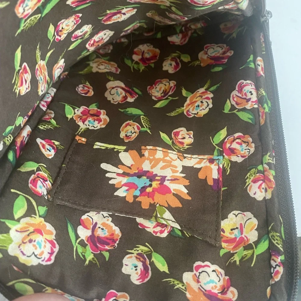 Vera Bradley Brown and Pink Quilted Tablet and Reader Cover